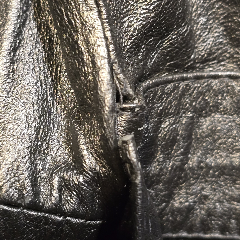 Attica Of California Black Leather Women's Jacket - Vintage - Size 17/18 - Picture 8 of 10